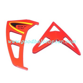 hcw8500-8501 helicopter parts tail decoration set (red color)